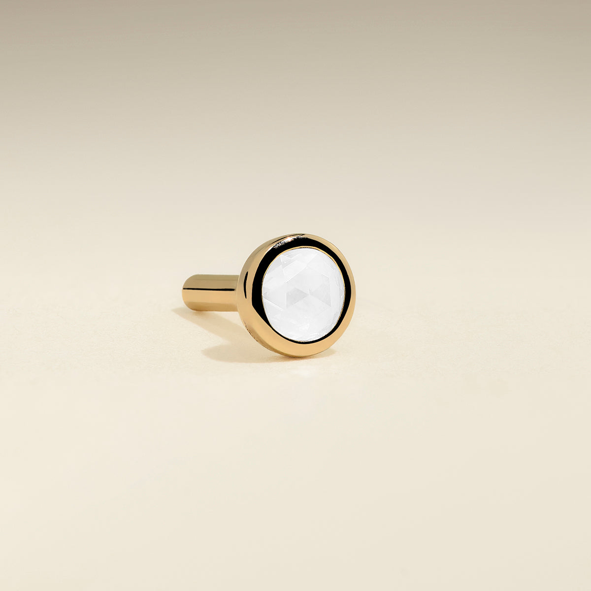 Diamond Stackback™ Post in Solid Gold-Astrid &amp; Miyu