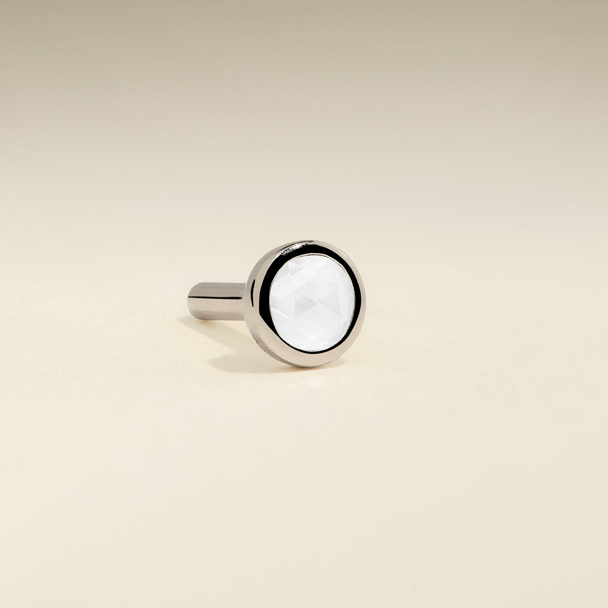 Diamond Stackback™ Post in Solid White Gold-Astrid &amp; Miyu