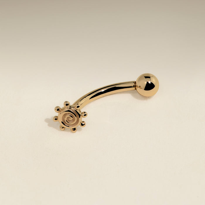 Solstice Rook Bar in Solid Gold-Astrid &amp; Miyu