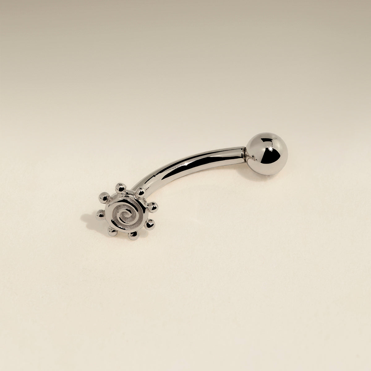 Solstice Rook Bar in Solid White Gold-Astrid &amp; Miyu