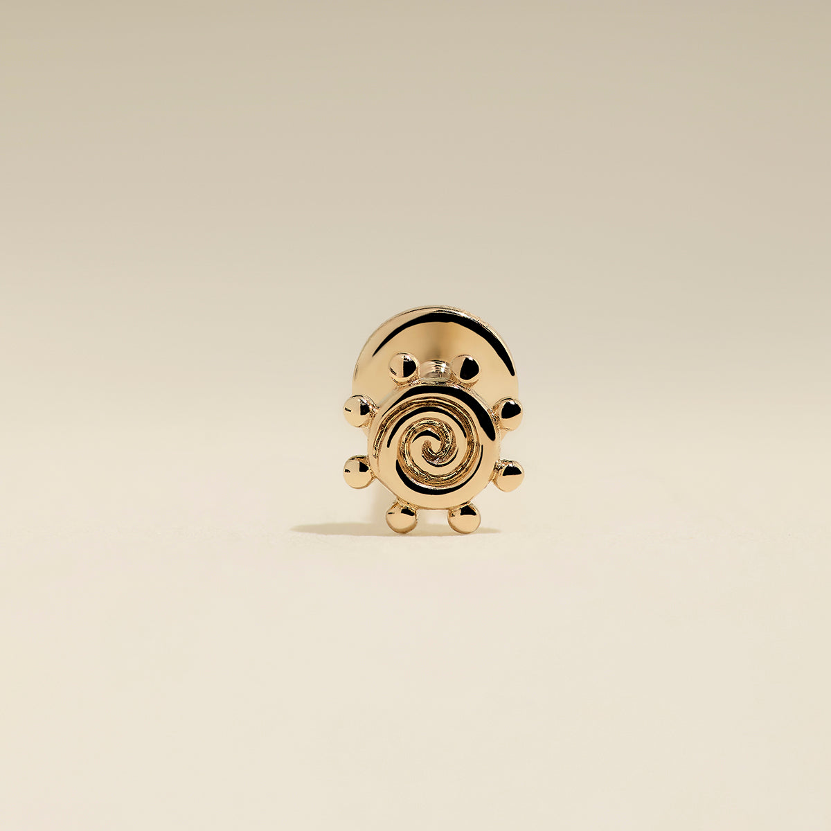 Solstice Piercing Stud in Solid Gold-Astrid &amp; Miyu
