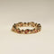 Sunset Pear Band Ring in Gold-Astrid &amp; Miyu