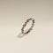 Sunset Pear Band Ring in Silver-Astrid &amp; Miyu