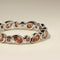 Sunset Pear Band Ring in Silver-Astrid &amp; Miyu