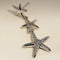 Starfish Drop Studs in Silver-Astrid &amp; Miyu