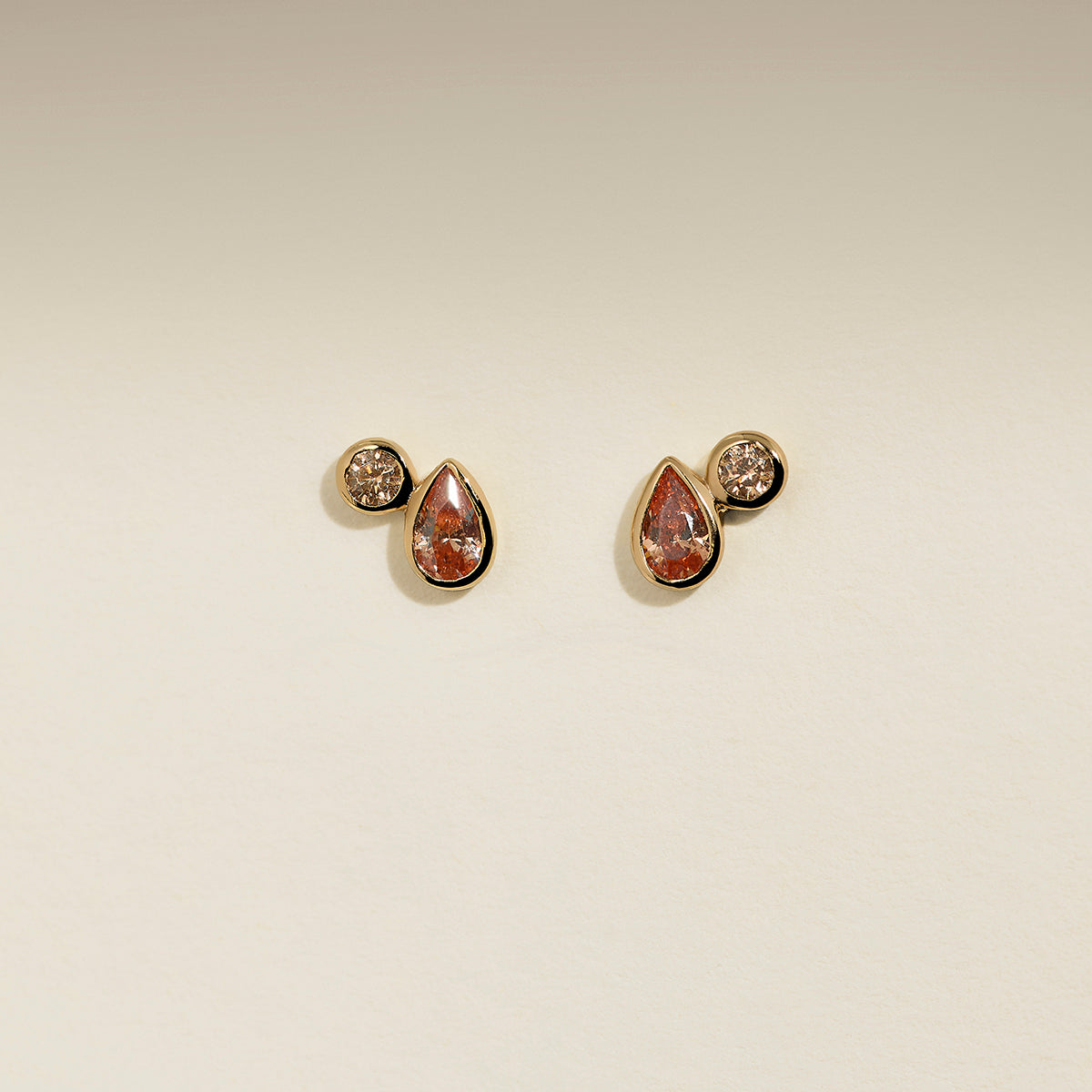 Sunset Duo Studs in Gold-Astrid &amp; Miyu
