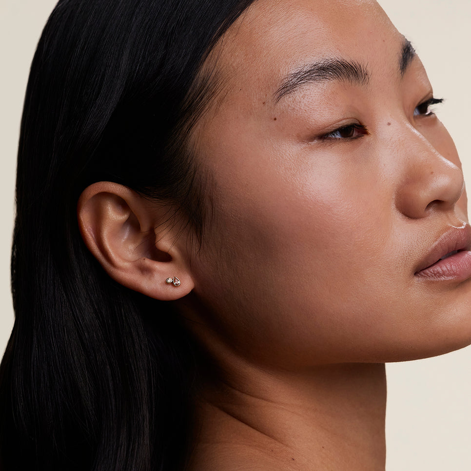 Sunset Duo Studs in Gold-Astrid &amp; Miyu