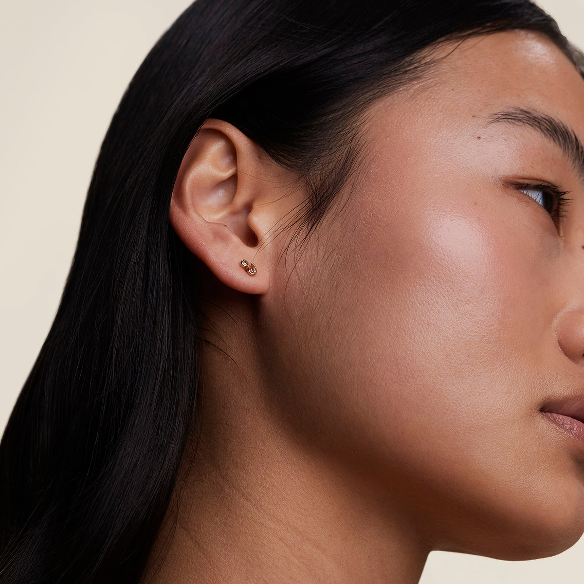 Sunset Duo Studs in Gold-Astrid &amp; Miyu