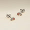 Sunset Duo Studs in Silver-Astrid &amp; Miyu