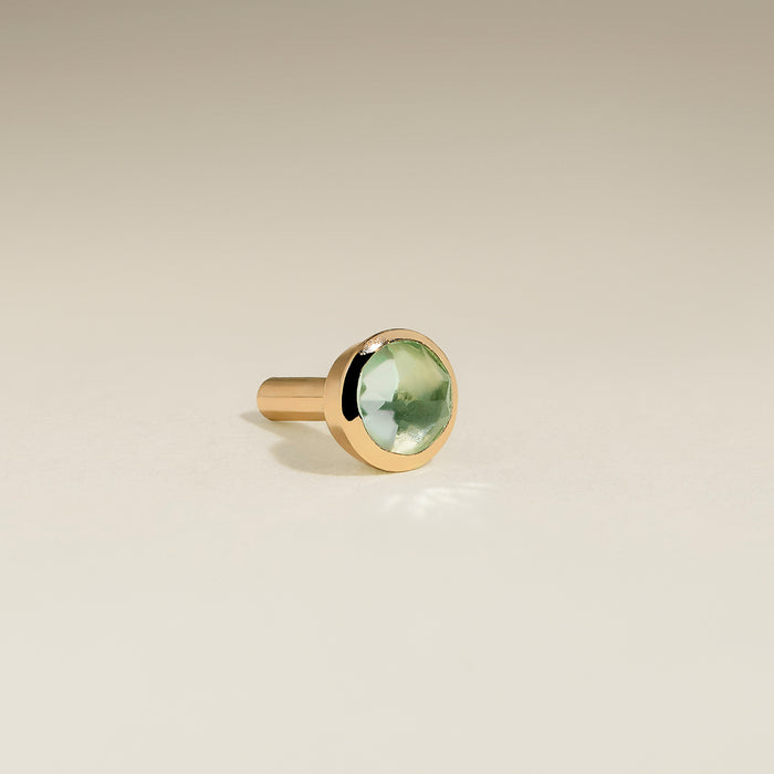 Green Sapphire Stackback™ in Solid Gold-Astrid &amp; Miyu