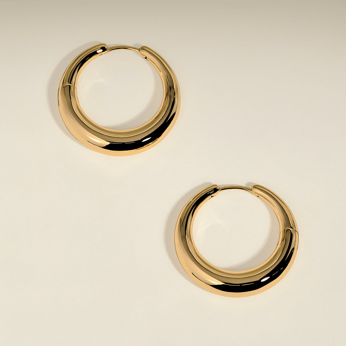 Dome XL Hoops in Gold-Astrid &amp; Miyu