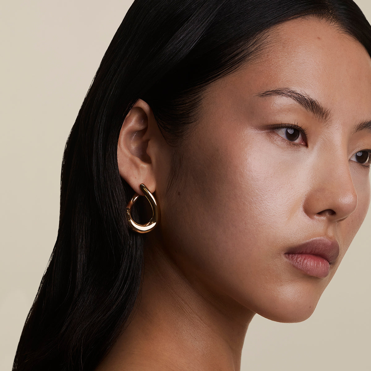 Molten XL Hoops in Gold-Astrid &amp; Miyu