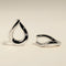 Molten XL Hoops in Silver-Astrid &amp; Miyu