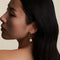 Serenity Pearl Charm XL Hoops in Gold-Astrid &amp; Miyu