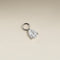 Diamond April Earring Charm in Solid White Gold-Astrid &amp; Miyu