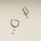 Diamond April Earring Charm in Solid White Gold-Astrid &amp; Miyu