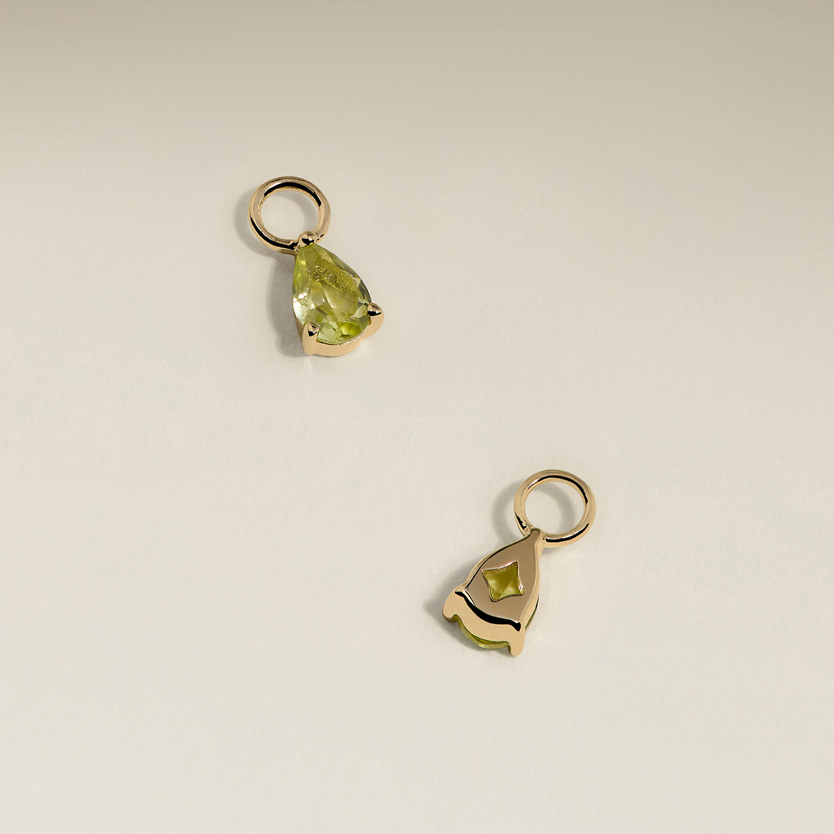 Olivine August Earring Charm in Solid Gold-Astrid &amp; Miyu