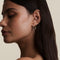 Olivine August Earring Charm in Solid White Gold-Astrid &amp; Miyu
