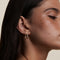 Garnet January Earring Charm in Solid White Gold-Astrid &amp; Miyu