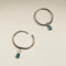 Alexandrite June Earring Charm in Solid White Gold-Astrid &amp; Miyu