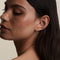 Emerald May Earring Charm in Solid White Gold-Astrid &amp; Miyu