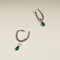 Emerald May Earring Charm in Solid White Gold-Astrid &amp; Miyu