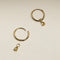 Citrine November Earring Charm in Solid Gold-Astrid &amp; Miyu