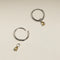 Citrine November Earring Charm in Solid White Gold-Astrid &amp; Miyu