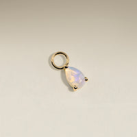 Opal October Earring Charm in Solid Gold-Astrid &amp; Miyu