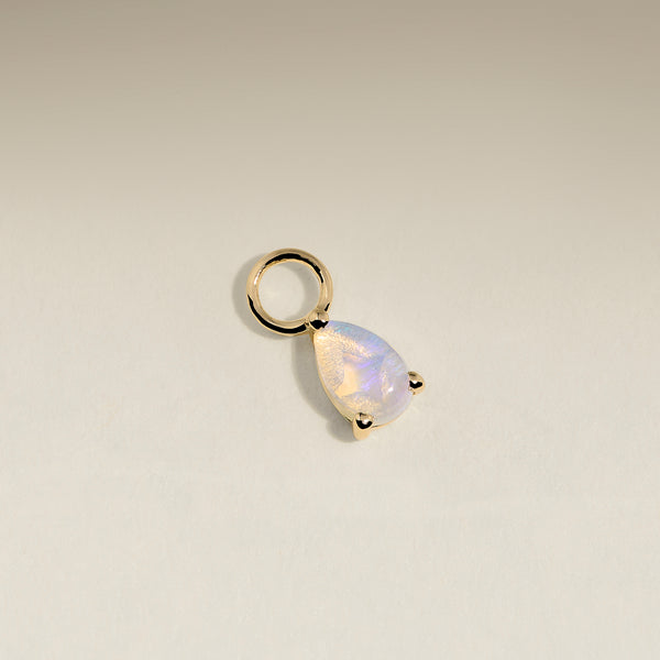 Opal October Earring Charm in Solid Gold-Astrid &amp; Miyu