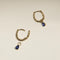 Sapphire September Earring Charm in Solid Gold-Astrid &amp; Miyu
