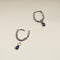 Sapphire September Earring Charm in Solid White Gold-Astrid &amp; Miyu