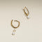 Diamond Pavé Huggies in Solid Gold-Astrid &amp; Miyu