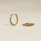 Rope Huggies in Solid Gold-Astrid &amp; Miyu