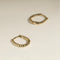 Rope Huggies in Solid Gold-Astrid &amp; Miyu