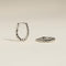 Rope Huggies in Solid White Gold-Astrid &amp; Miyu