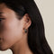 Cosmic Twist Large Hoops in Silver-Astrid &amp; Miyu