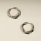 Cosmic Twist Large Hoops in Silver-Astrid &amp; Miyu