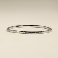 Cosmic Dome Bangle in Silver-Astrid &amp; Miyu