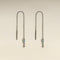 Cosmic Opal Thread Earrings in Silver-Astrid &amp; Miyu