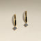 Crystal Charm Hook Earrings in Gold-Astrid &amp; Miyu