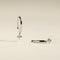 Crystal Charm Hook Earrings in Silver-Astrid &amp; Miyu
