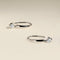 Crystal Charm Hook Earrings in Silver-Astrid &amp; Miyu
