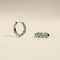 Opal Bezel Hoops in Silver-Astrid &amp; Miyu