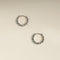 Opal Bezel Hoops in Silver-Astrid &amp; Miyu