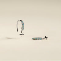 Cosmic Opal Hook Earrings in Silver-Astrid &amp; Miyu