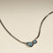 Opal Bezel Pendant Necklace in Silver-Astrid &amp; Miyu