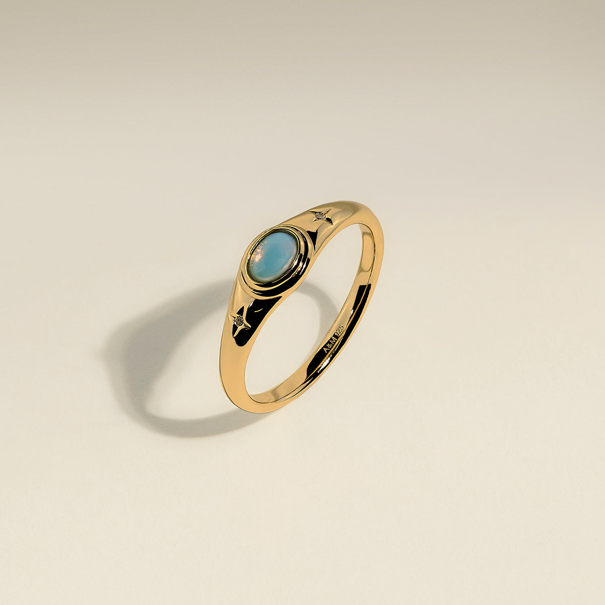 Cosmic Opal Cocktail Ring in Gold-Astrid &amp; Miyu