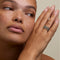 Opal Bezel Band Ring in Gold-Astrid &amp; Miyu
