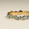 Opal Bezel Band Ring in Gold-Astrid &amp; Miyu
